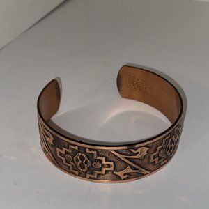 Vintage Genuine Copper Cuff Bracelet